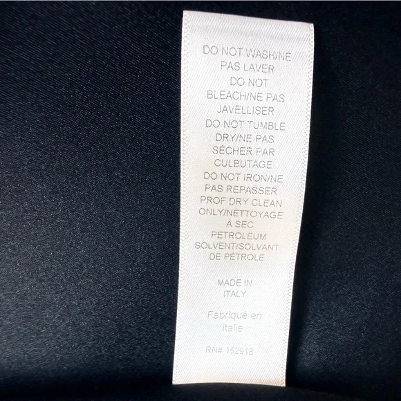 NWT Carolina Herrera Black Snap Blazer Raw Edge Sz 8 - Picture 12 of 16